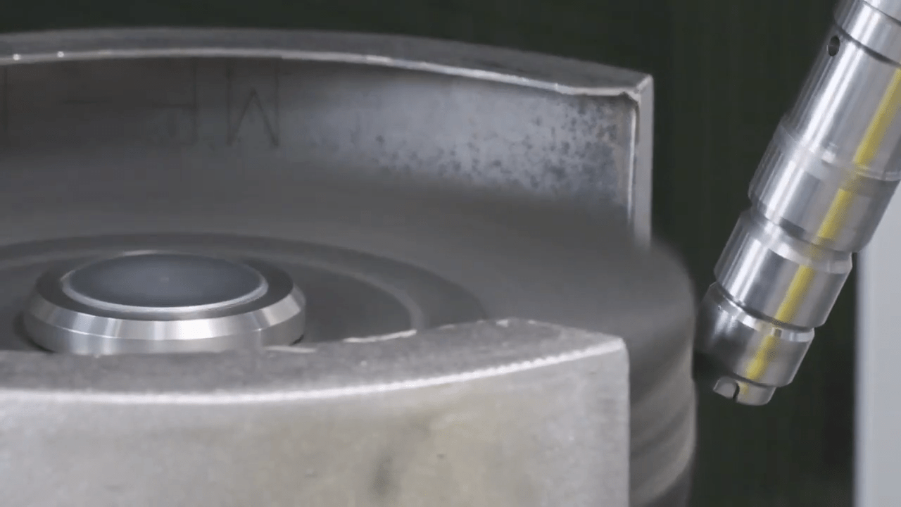 A Matrix Design automated deburring machine.