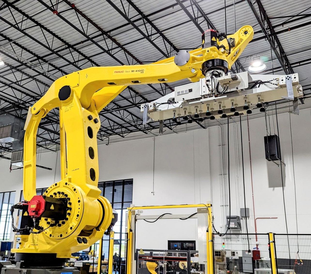 Matrix Design robotic palletizer in action