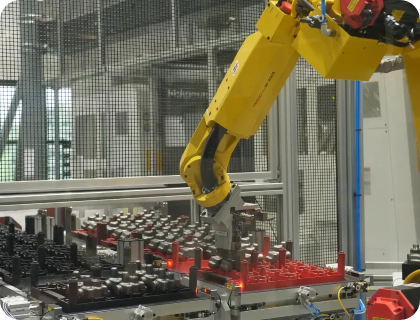 Machine Tending robotic cell from Matrix Design