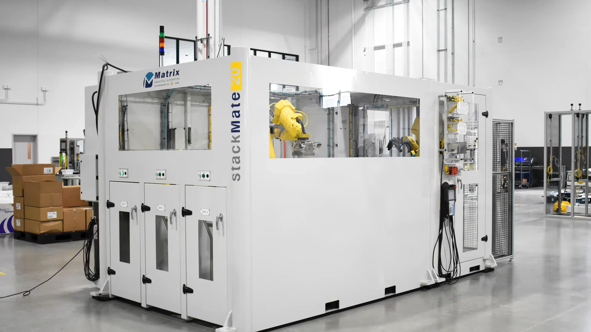 Machine Tending Robotic Cell from Matrix Design